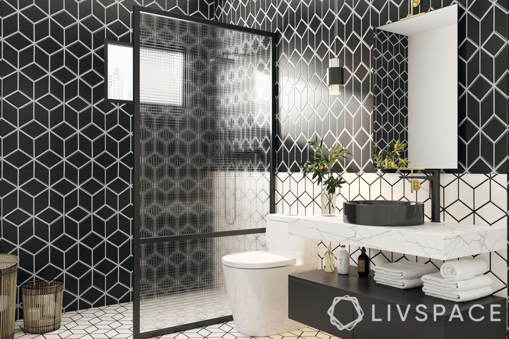 bathroom-tiles-designs-geometric tiles