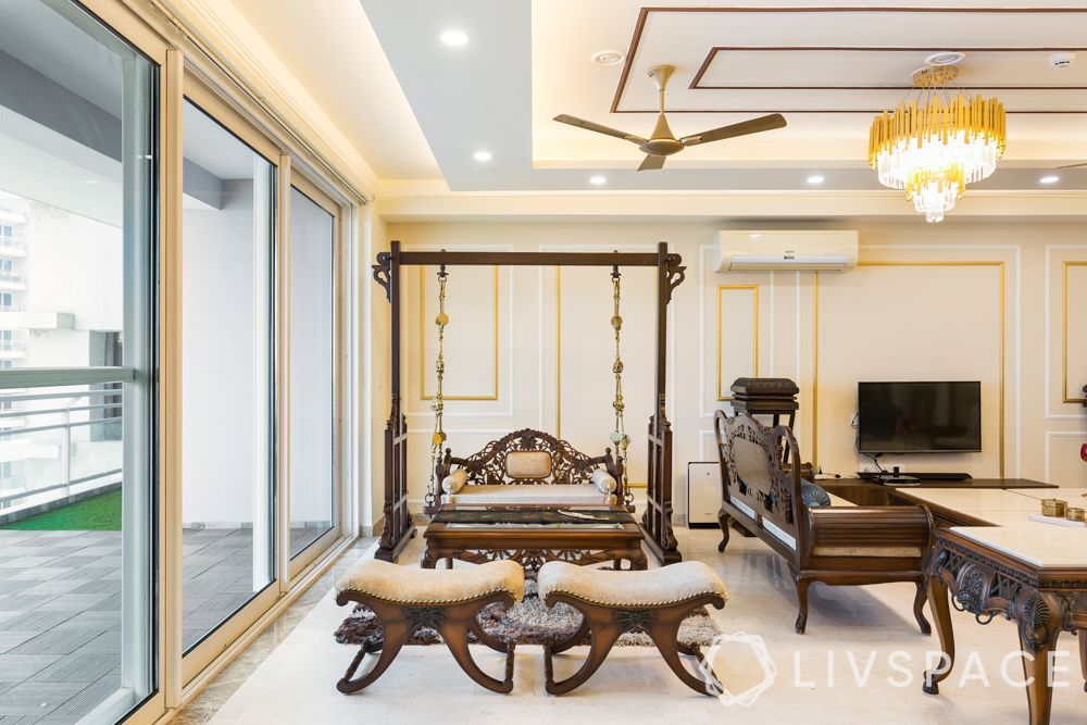 living rooms-indian traditional