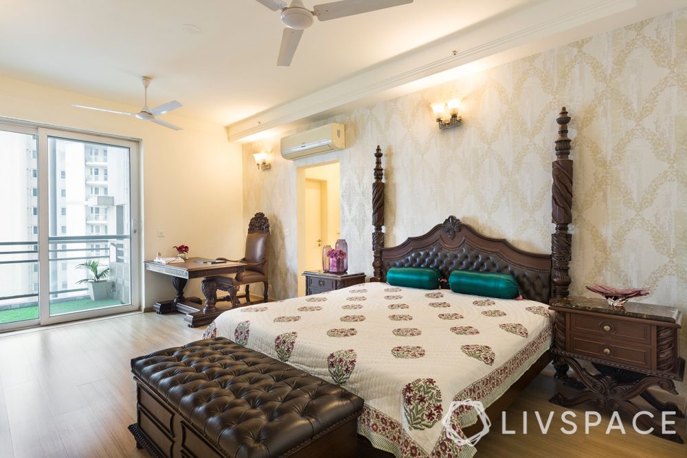 Indian style bedroom-colonial bedroom