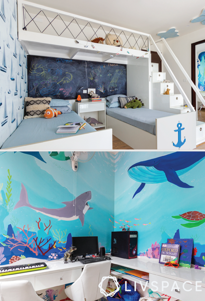 girls room designs - ocean theme