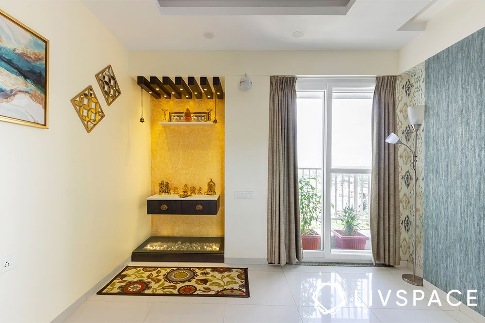 golden-pooja-room-pooja-altar-in-living-room