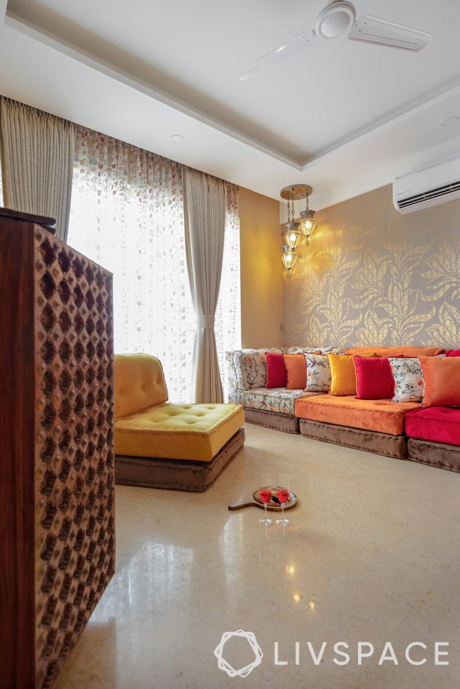 living room-floor seating