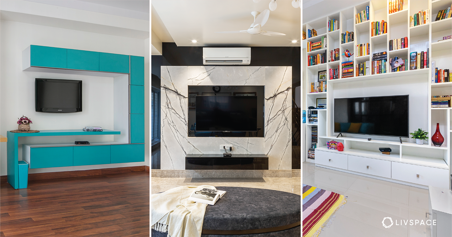Modern Tv Unit Design Ideas, Glass Cabinet For Living Room India Designs