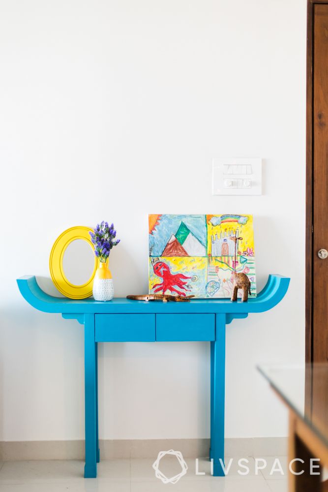 console tables-kid’s console-blue console