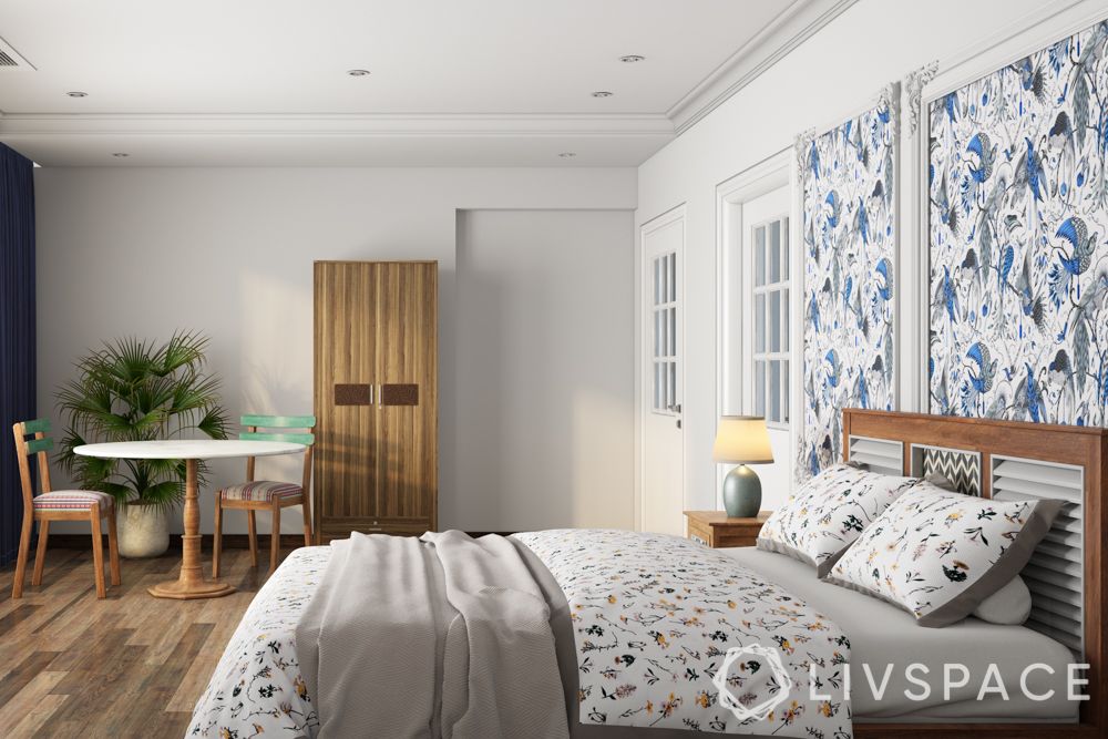 bedroom design-wooden flooring