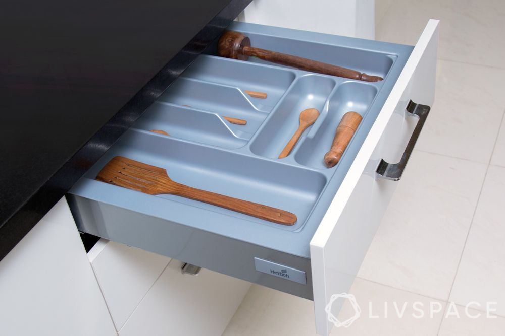 modular kitchen accessories-drawer organiser