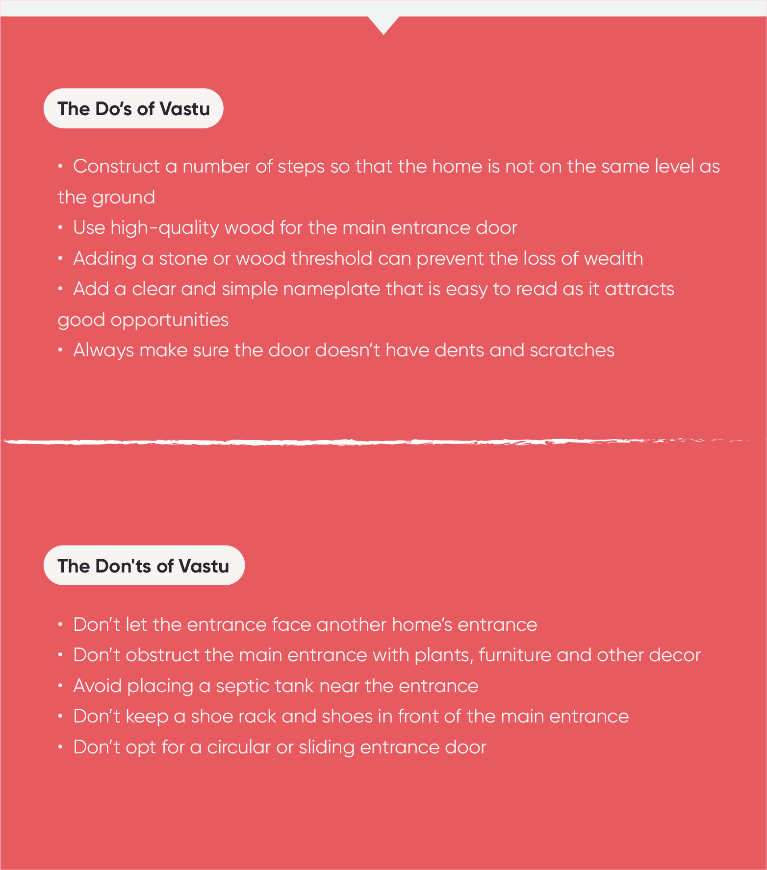 vastu for entrance-infographic