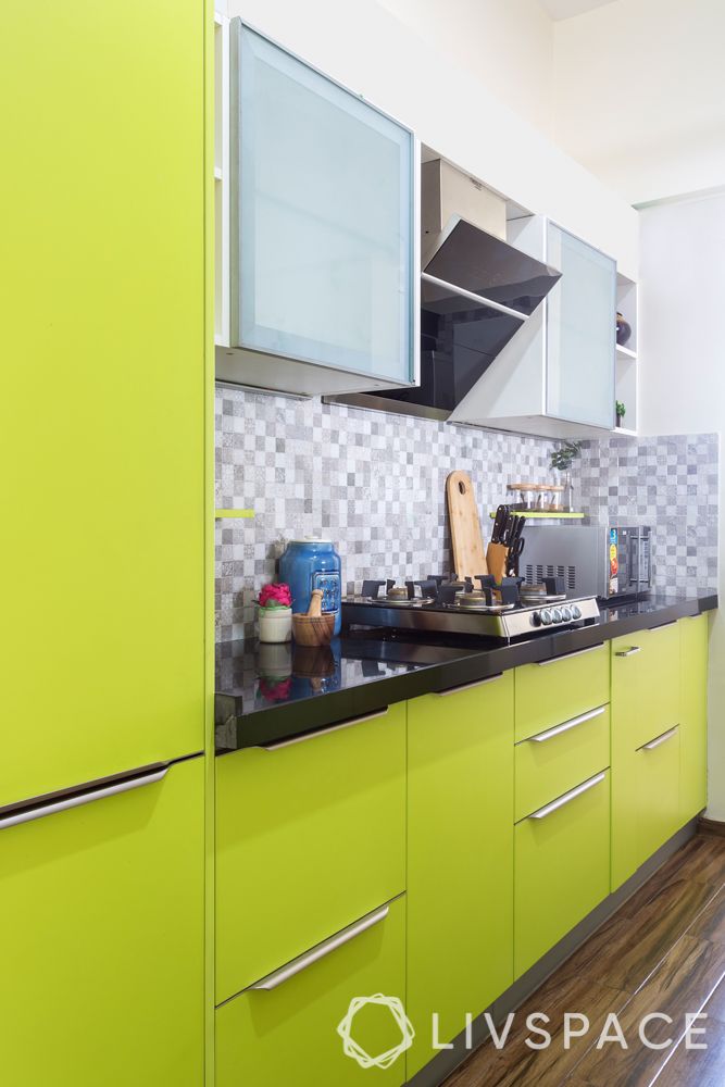 small-kitchen-design-in-lime-green