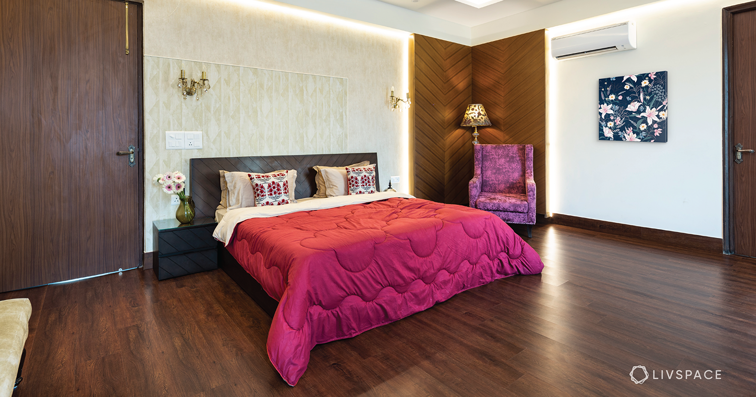 wooden flooring-laminate wood-bedroom