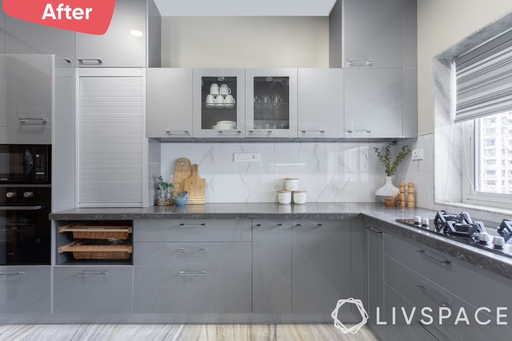 minimalist-kitchen-renovation-with-glossy-grey-cabinets