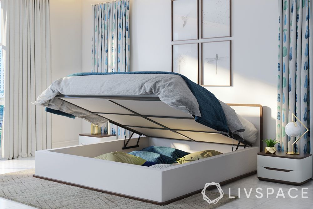 bedroom-makeover-hydraulic-bed