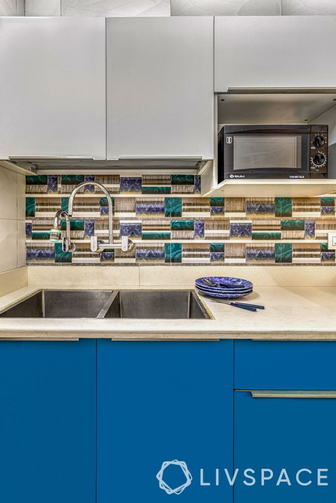 small-kitchen-interior-blue-storage-sink-cabinets-oven-unit