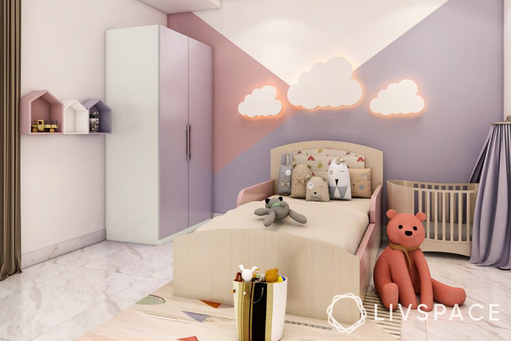 purple kids bedrooms