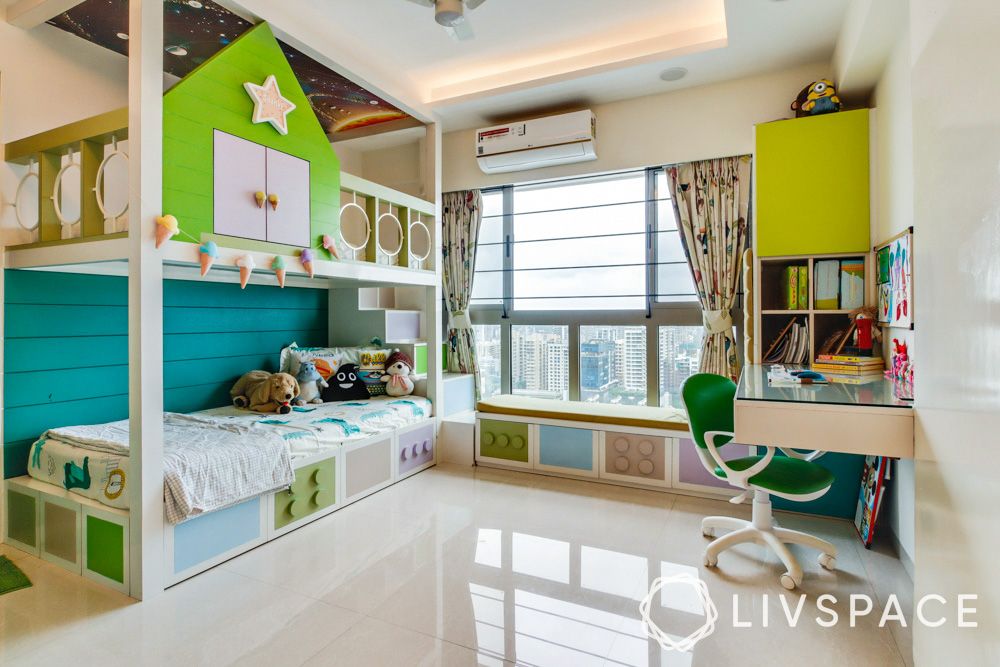 green-and-white-furniture-for-kids-room