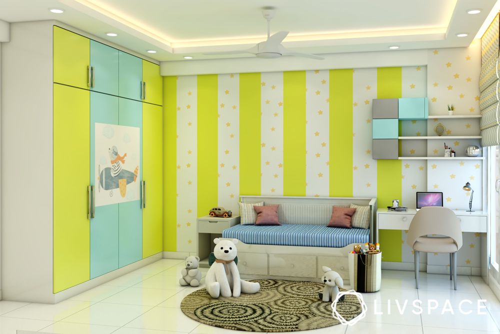 white-day-bed-in-lime-green-kids-bedroom