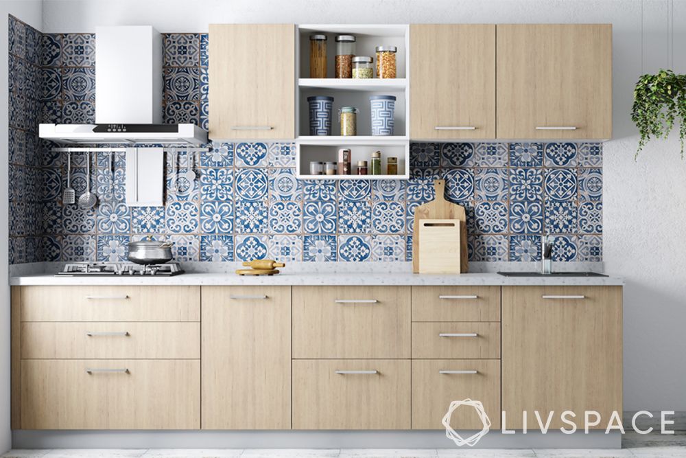 hdf-kitchen cabinets-wooden-backsplash