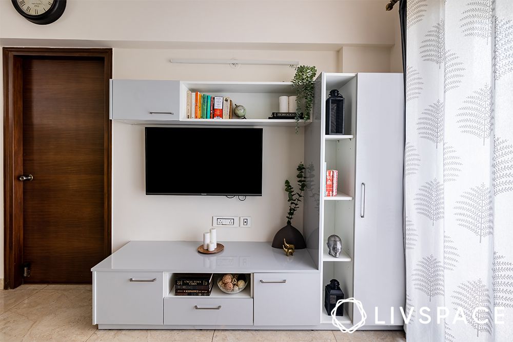 Small space store tv unit