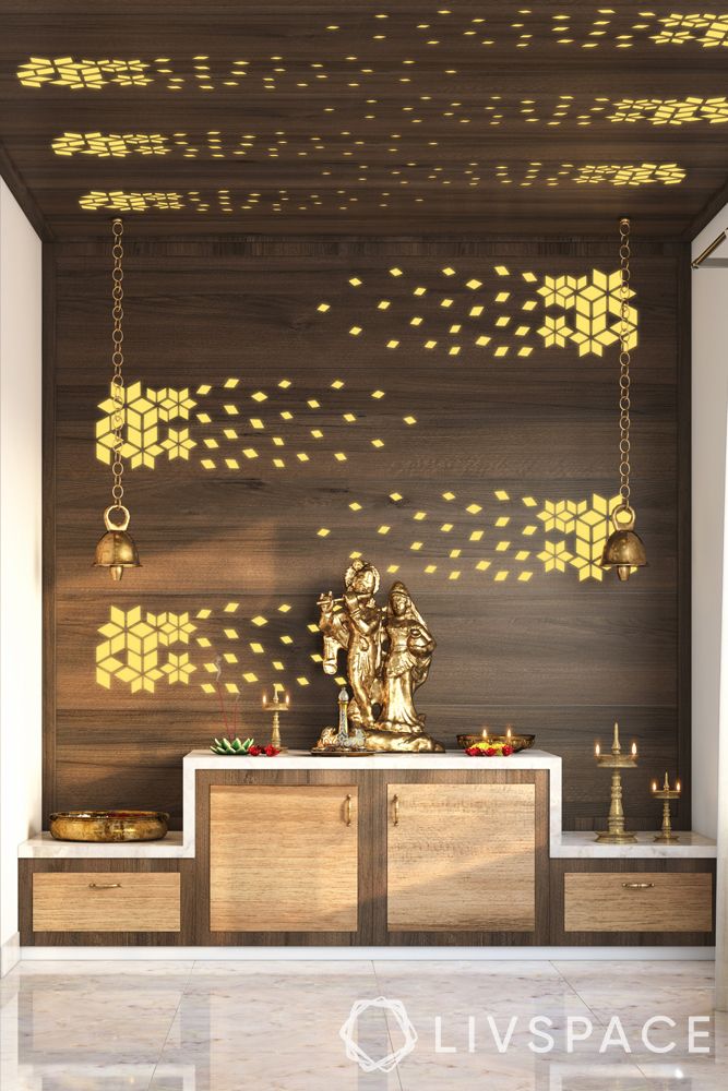 mandir designs for small flats-storage units-wall decals