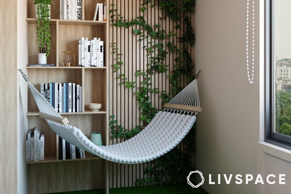 outdoor-balcony-design-with-a-bookshelf
