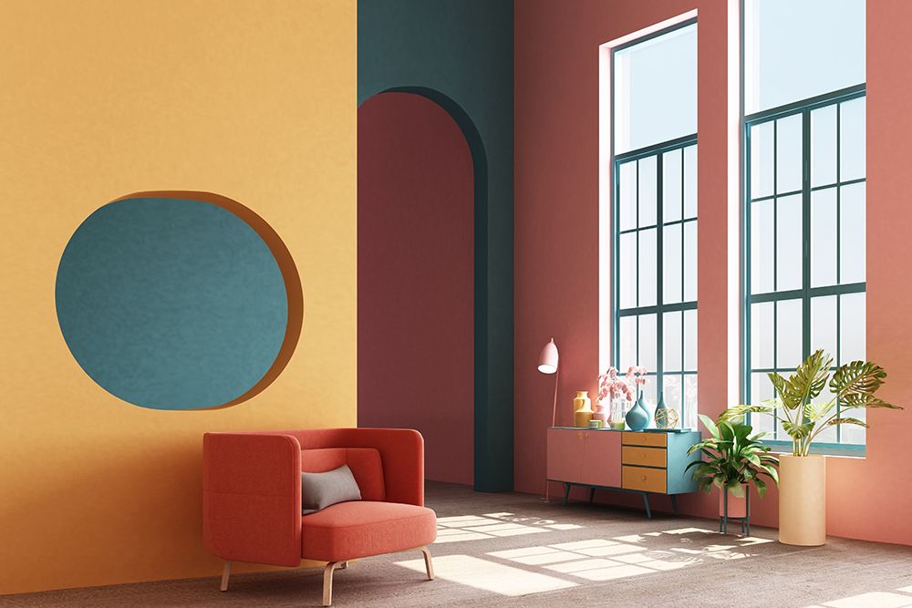 interior-design-trends-2022-memphis-design-bright-pops-of-colours