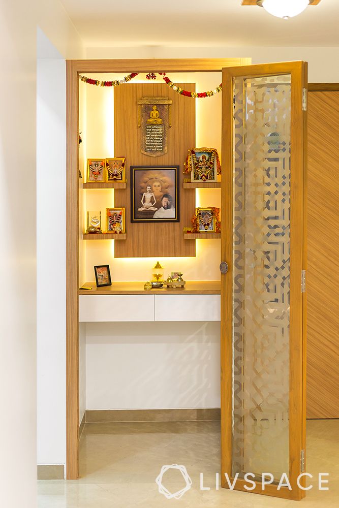 Top 10 Pooja Room Glass Door Design