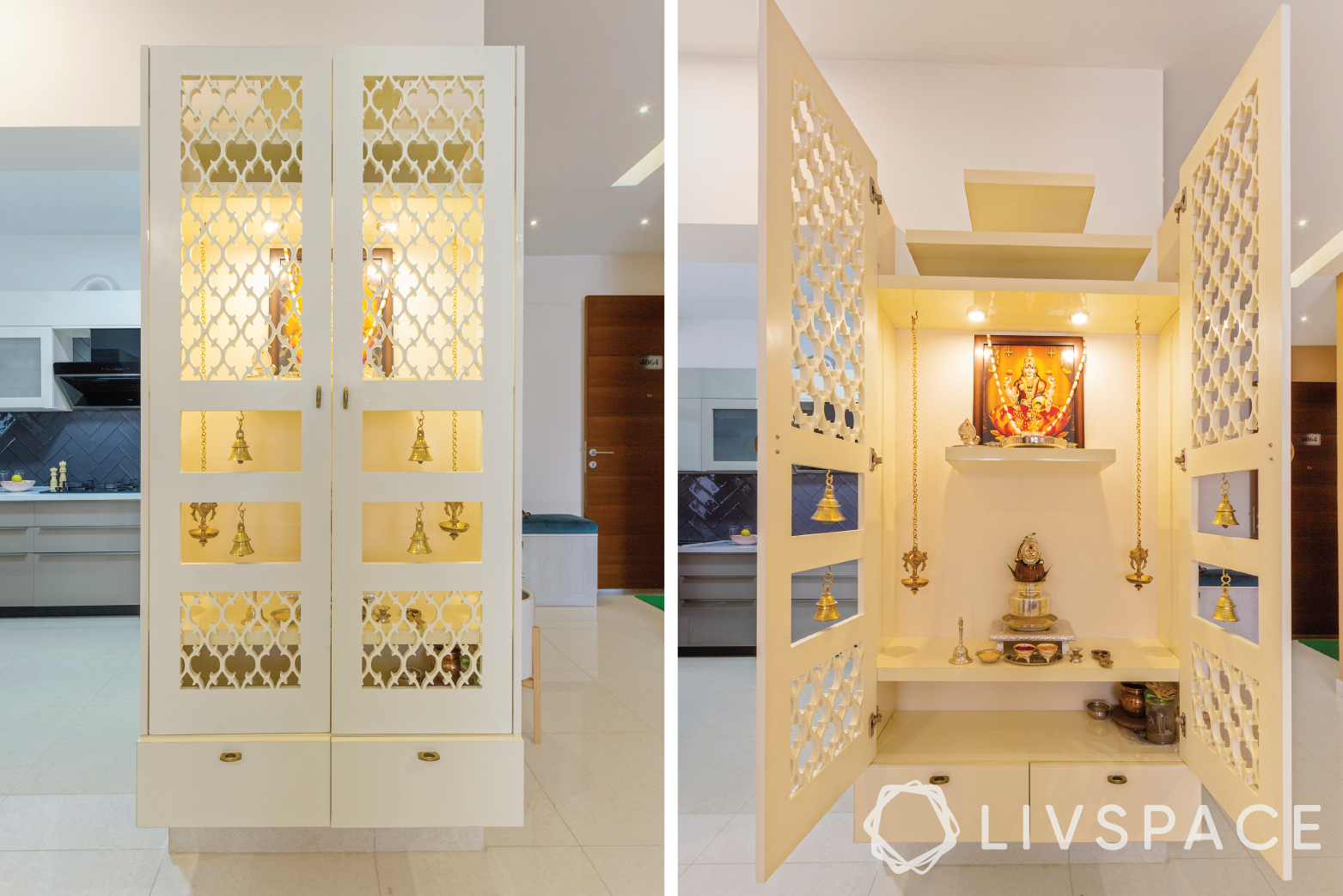 pooja-room-double-door-design-white-jaali-work