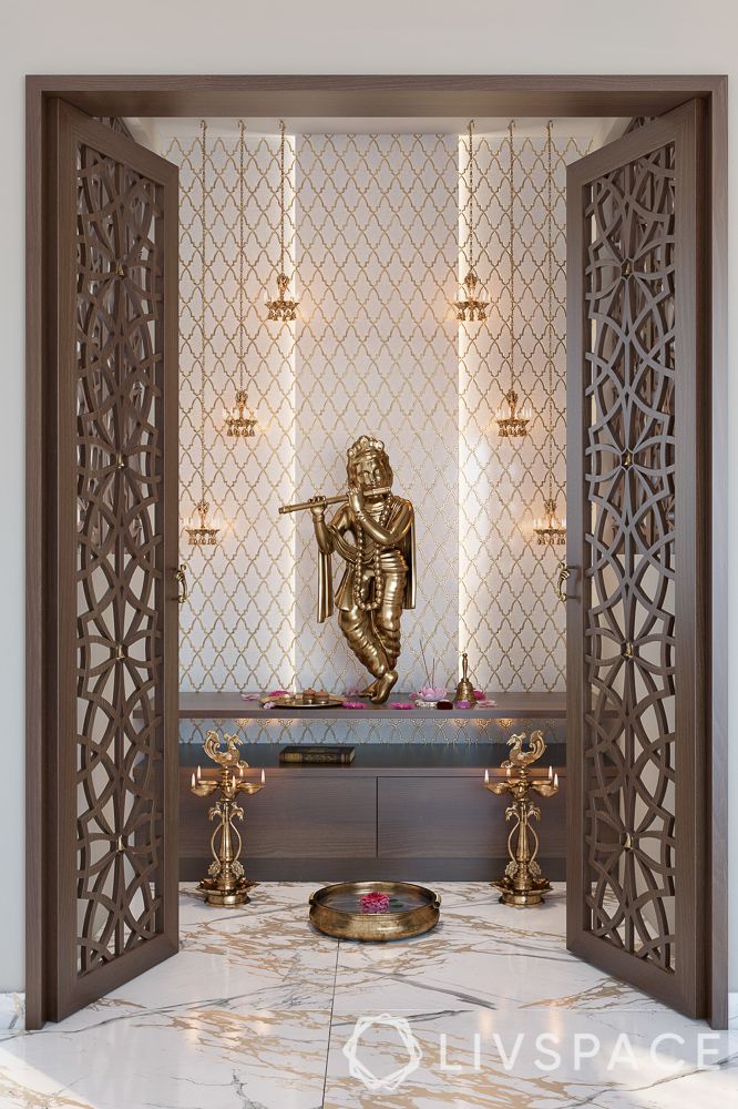 pooja-room-double-door-design-lattice-work