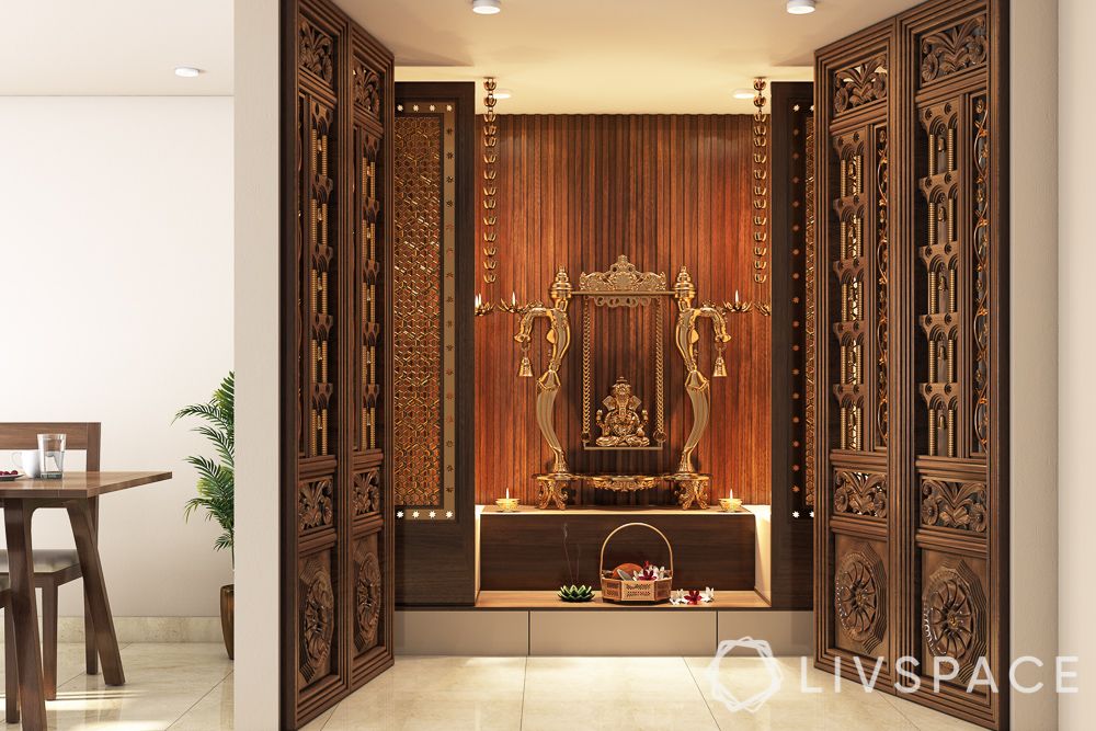 pooja-room-double-door-design-grand-traditional