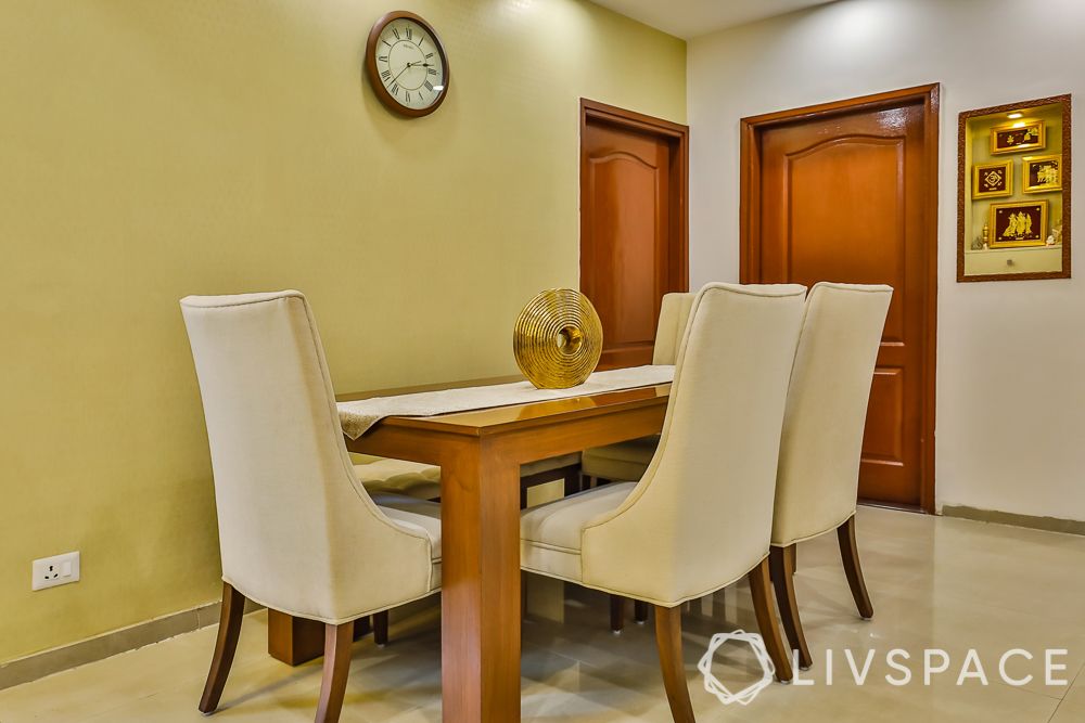 3BHK-Noida-white-dining-table