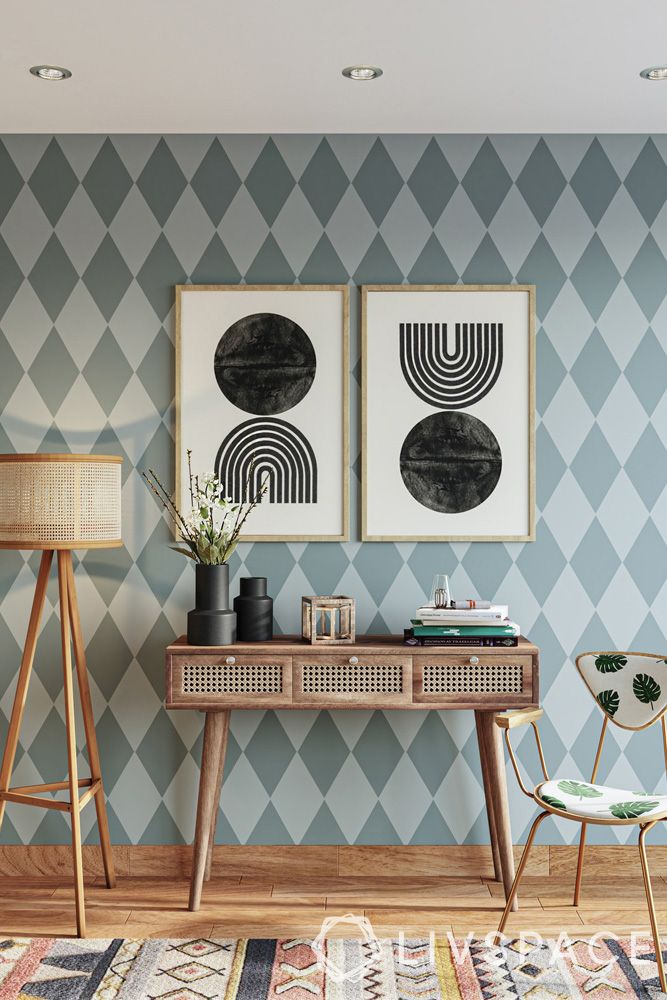 harlequin-style-pattern-for-walls