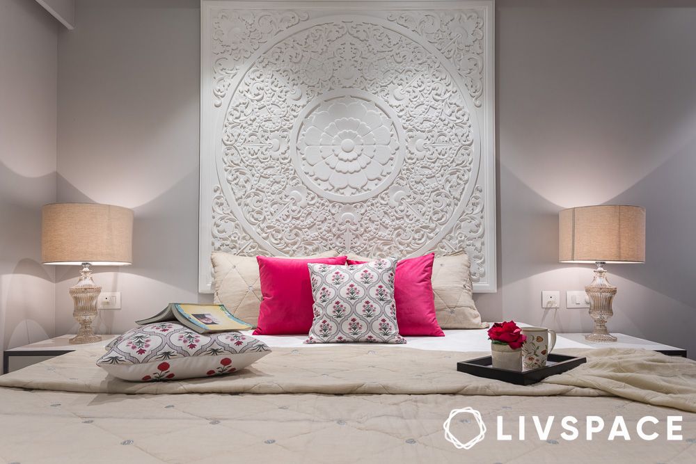headboard design with pop