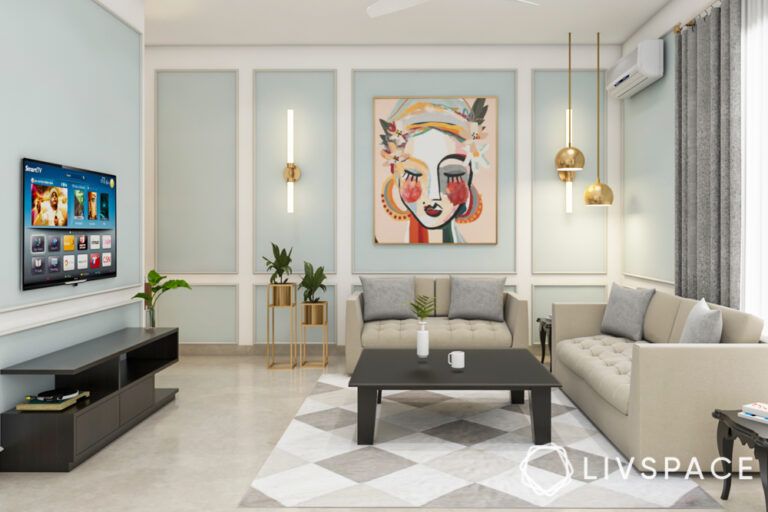 15 Wall Colour Combination For Living Room | Trendy Colours For Wall