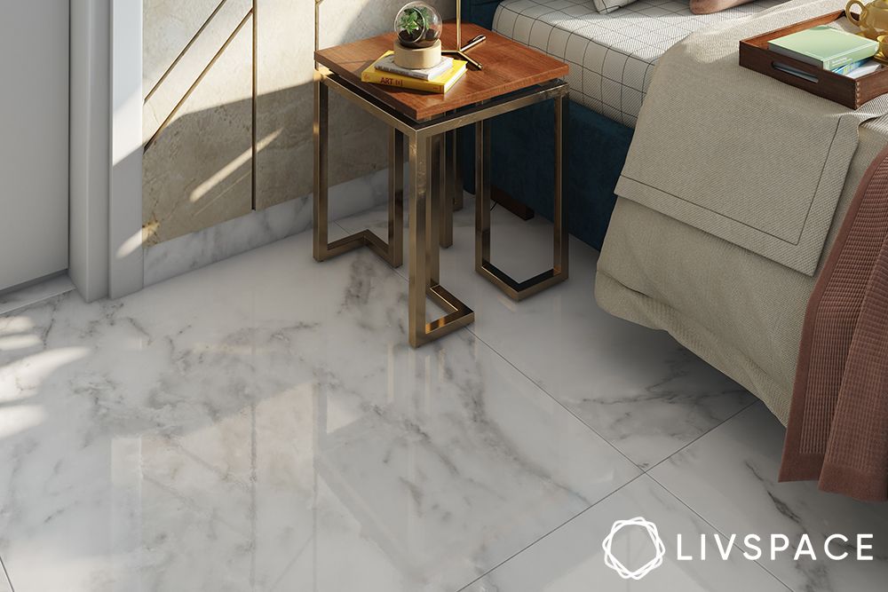 white-marble-flooring-for-bedroom