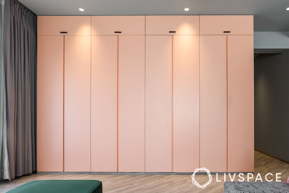 laminates-for-wardrobes-with-pink-coral-sliding-door