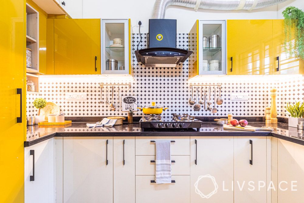 kitchen-cabinets-colour-combination-in-yellow-and-white