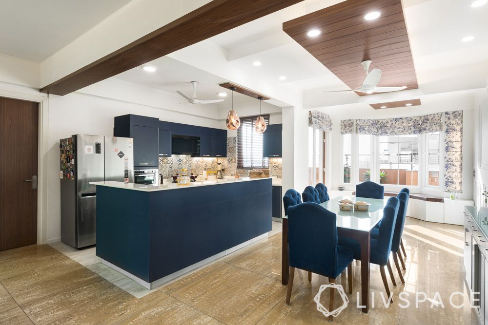 blue-island-kitchen-with-kitchen-cabinet-colour-ideas