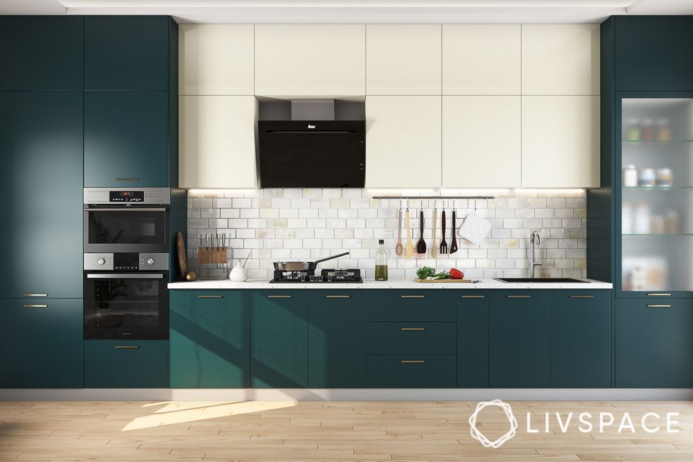 dark-green-colour-for-your-straight-kitchen