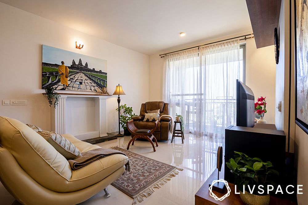 fireplace-in-3bhk-flat-design-in-house-of-hiranandani