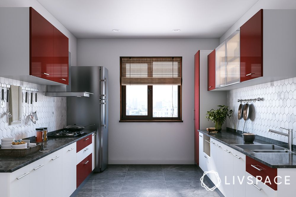 red-parallel-kitchen-design