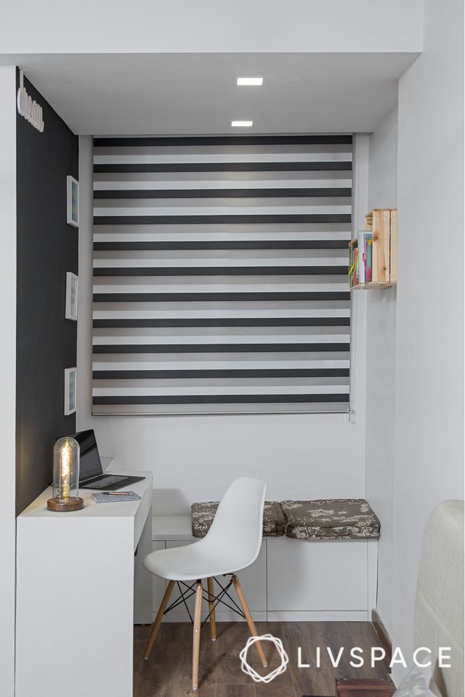New-house-design-study-space-grey-and-white-white-bench