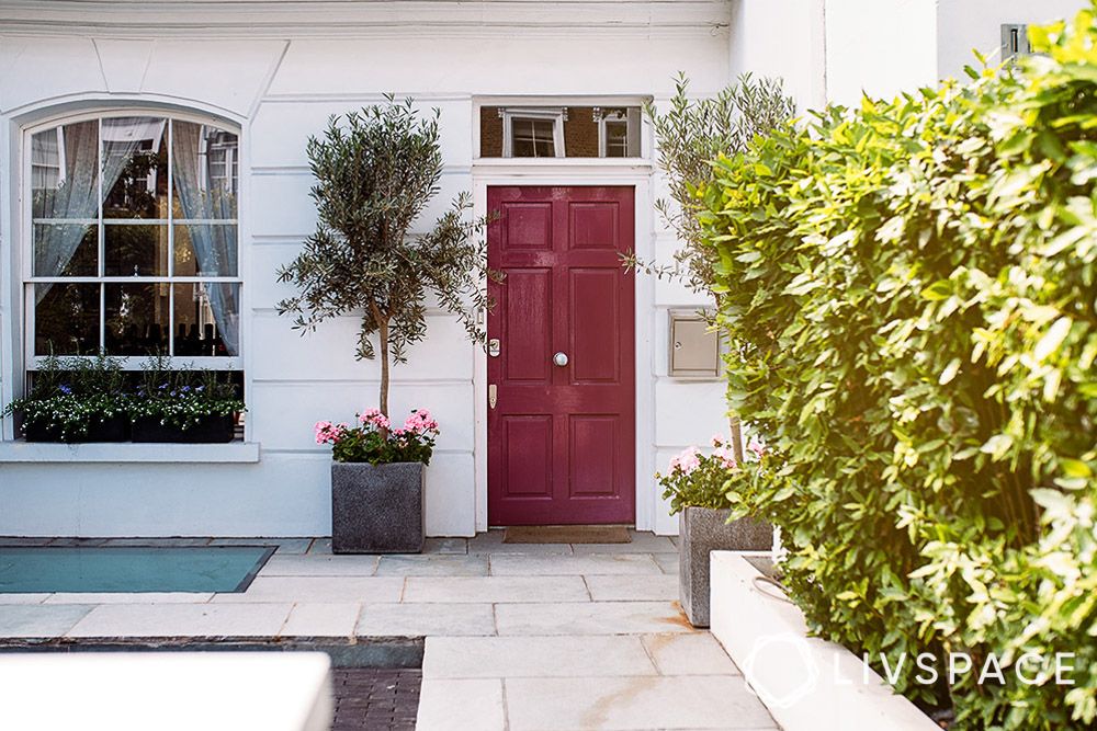 red-and-white-design-of-front-door-of-house