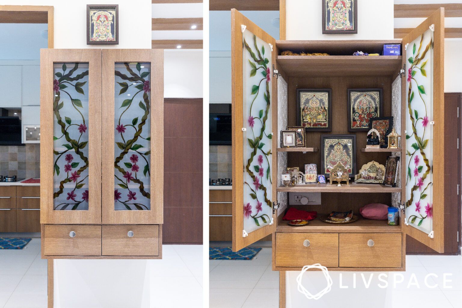 10 Beautiful Livspace Pooja Room Designs Under 1 Lakh