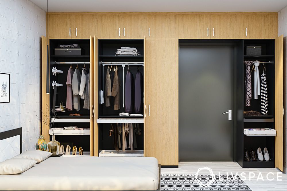 Bedroom wooden deals wardrobe