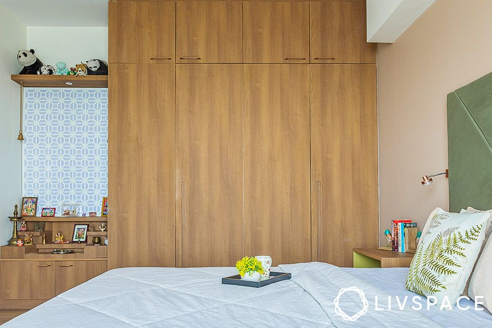 modern-wooden-wardrobe-design-with-pooja-unit 