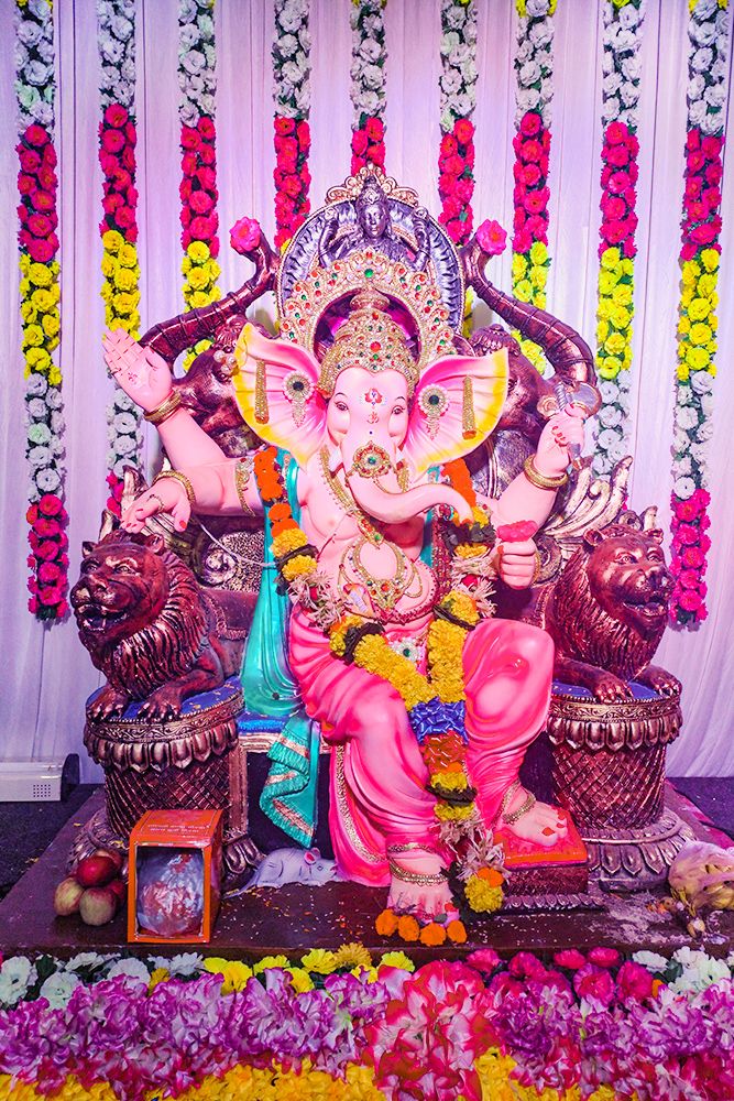 Ganesh chaturthi deals decoration for home