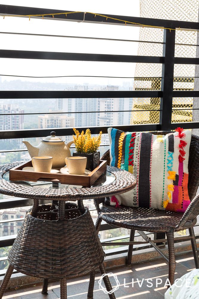 7 Patio & Balcony Decorating Ideas You'll Love  Apartment patio decor, Balcony  decor, Terrace decor