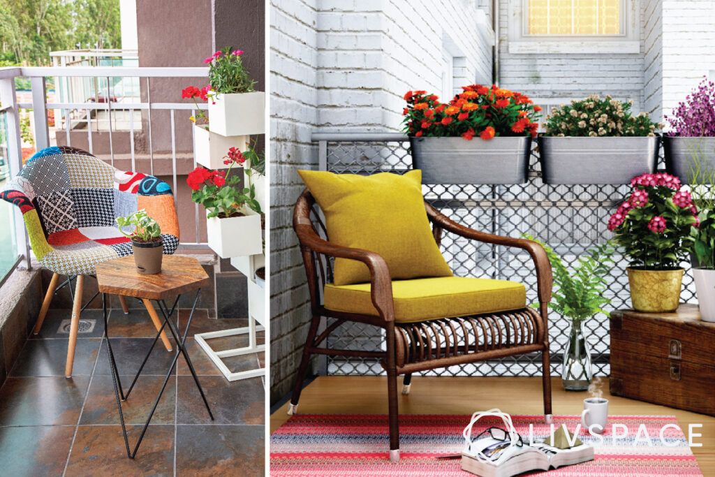 bright-balcony-decoration-ideas-with-wooden-lounge-chair