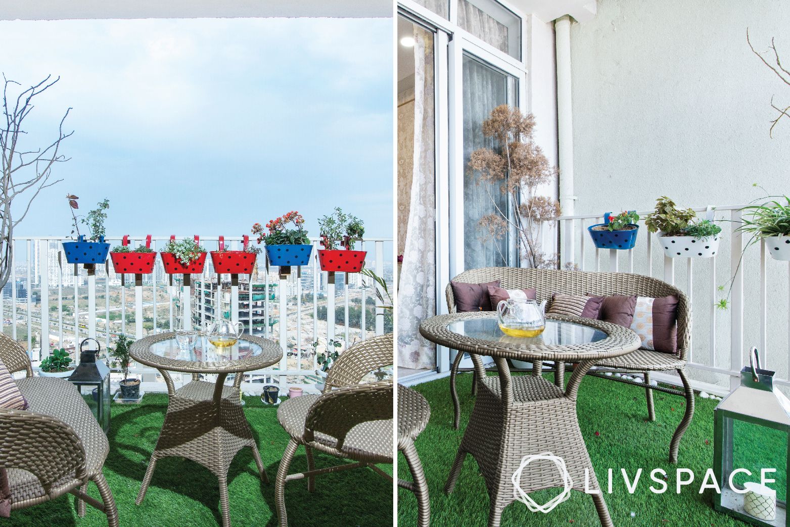 balcony-decoration-ideas-with-artificial-grass-and-rattan-furniture