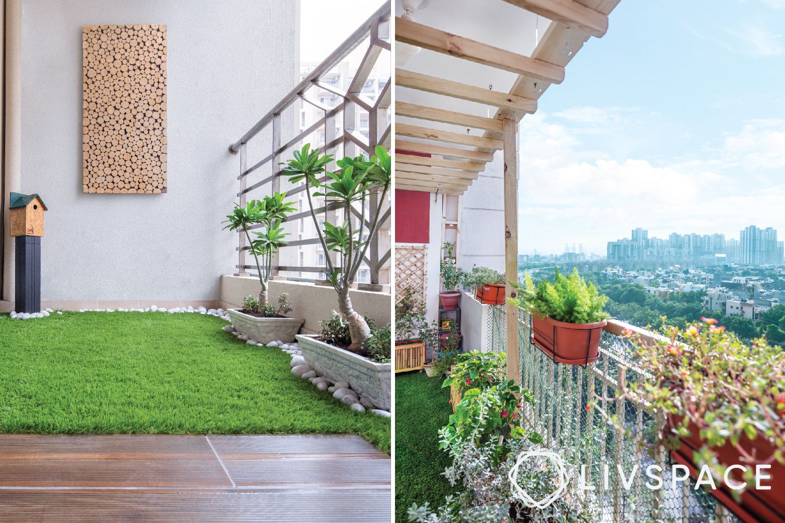 balcony-decoration-with-turf-bonsai-plants