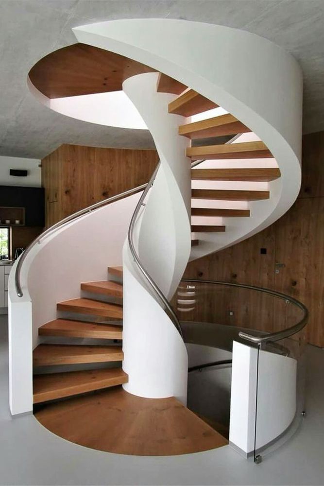 concrete staircase railing designs